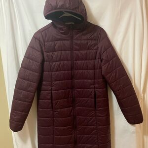 Joe Fresh Women's Puffer Jacket - Dark Purple